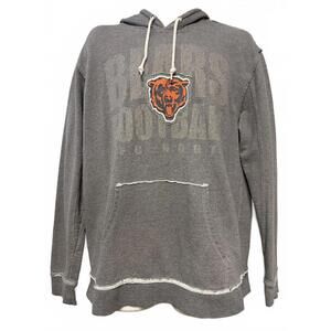 Chicago Bears NFC North grey pullover NFL Apparel hoodie L